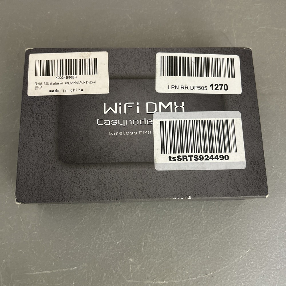 Pknight 2.4G Wireless WiFi DMX Easynode Plus 3 Pin Mini DMX Controller