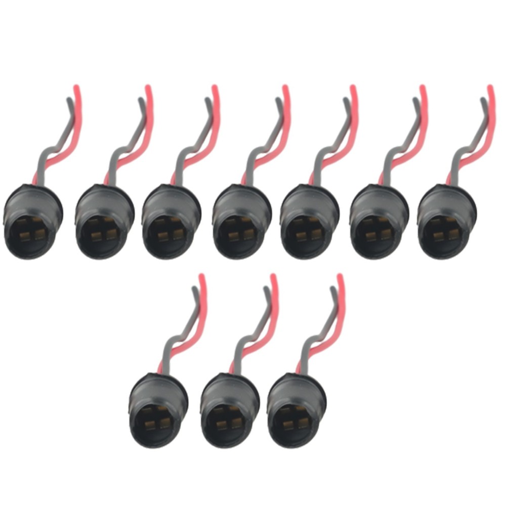 Connector Hole Size Holder Led 10pcs Pro Base Auto Car Light Bulb Socket