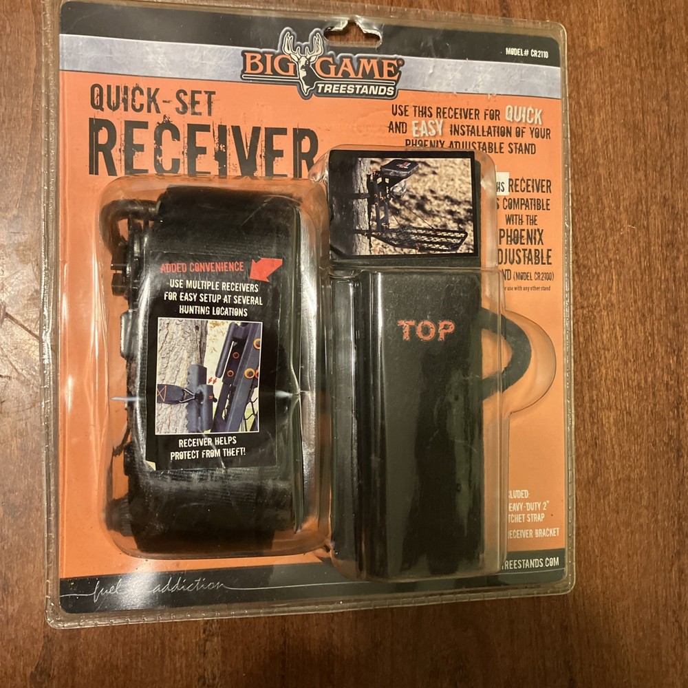 Quick Set Receiver Big Game Tree Stand Mount  CR2110 NEW