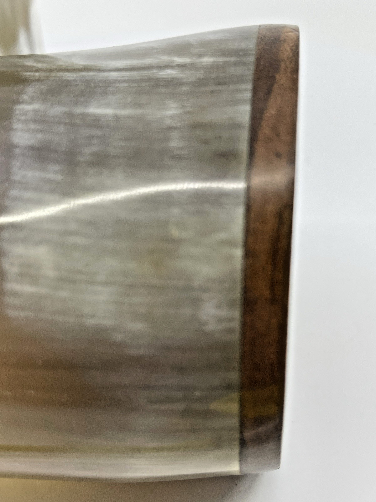 Pair Natural Buffalo Horn Mug Beer Wine Water Drinking Cup Home Decor