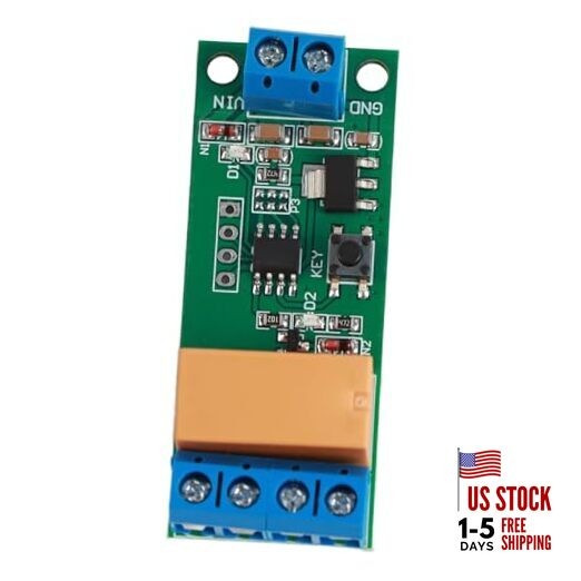 DC Motor Reverse Polarity Module 5/6/9/12V Time Adjustable DPDT Delay Relay 2A