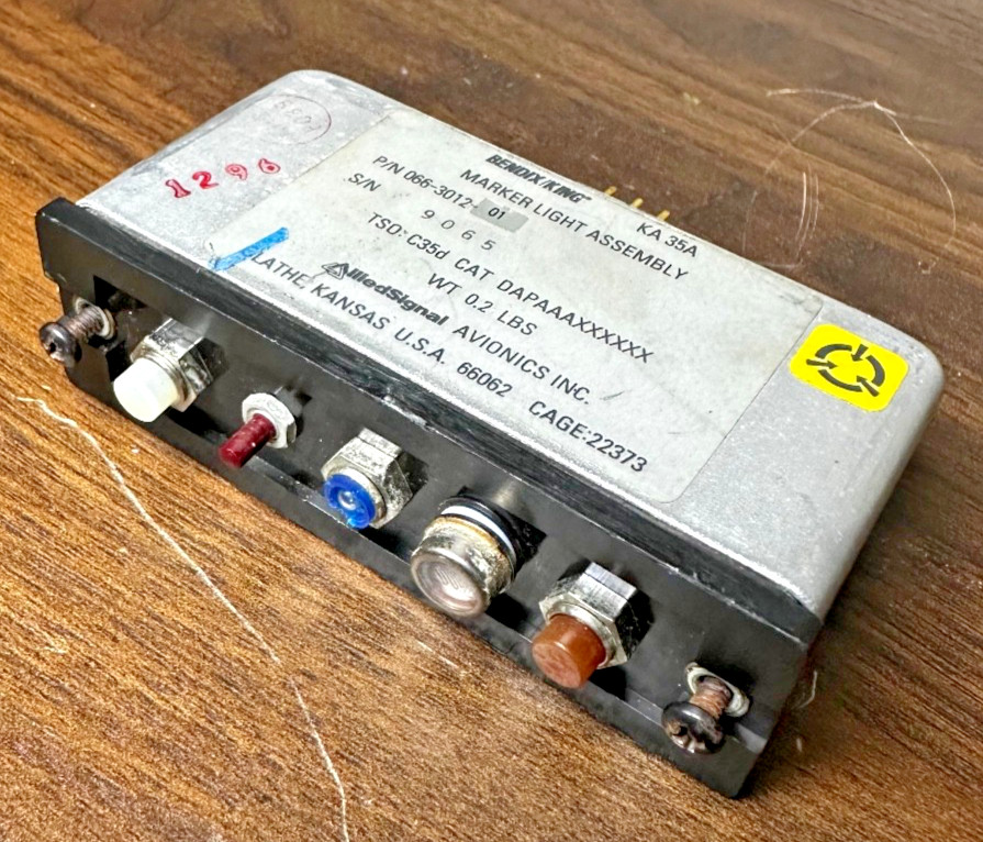 Bendix King KA 35A MARKER LIGHT ASSEMBLY P/N 066-3012-01