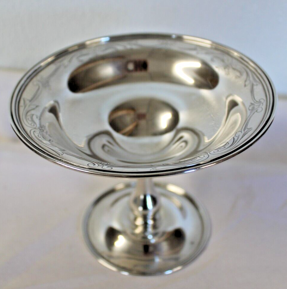 Frank M. Whiting Sterling Silver Compote #4282 No Monogram 111.3G