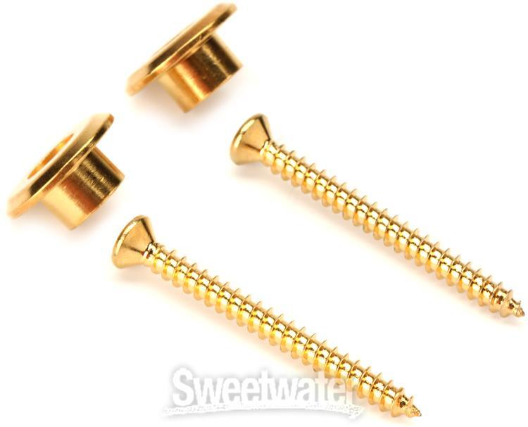 PRS Strap Buttons & Screws - Gold