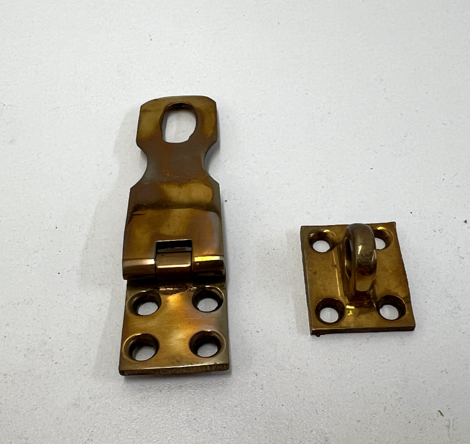 Bronze 2-3/4 X 1" Solid Brass Hasp Hinge