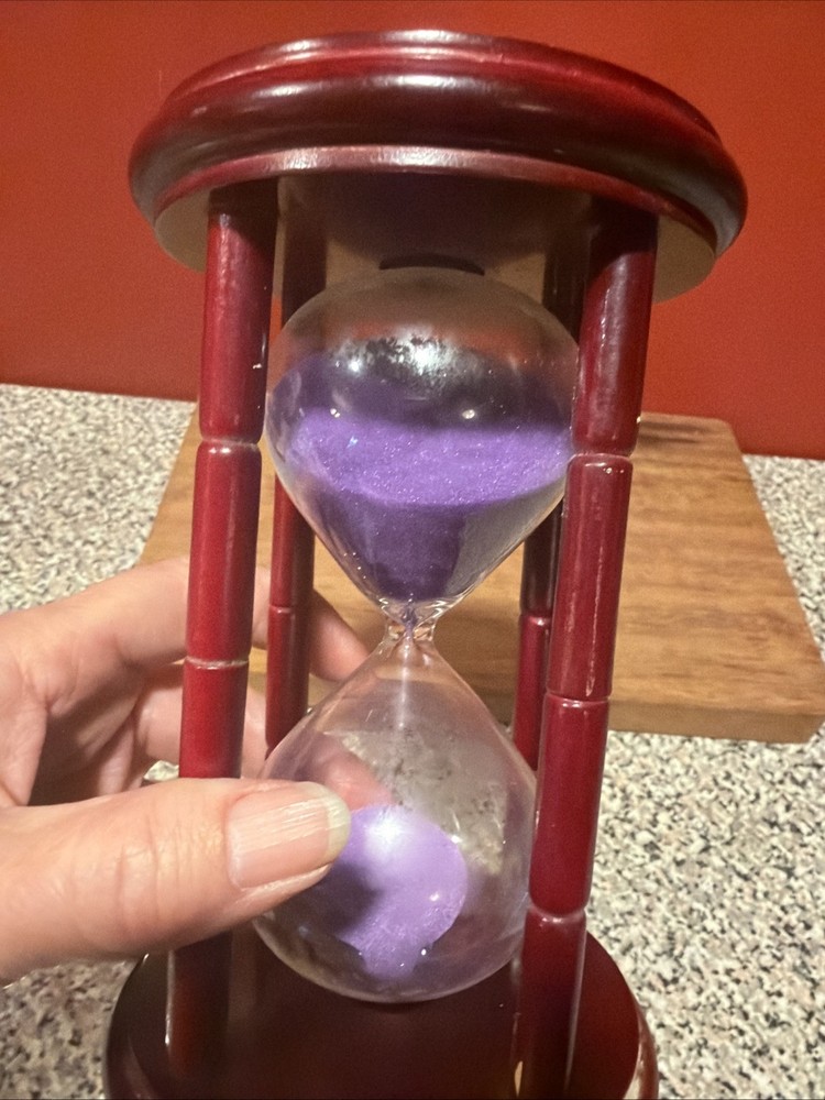 Hourglass Timer Purple Sand SH3