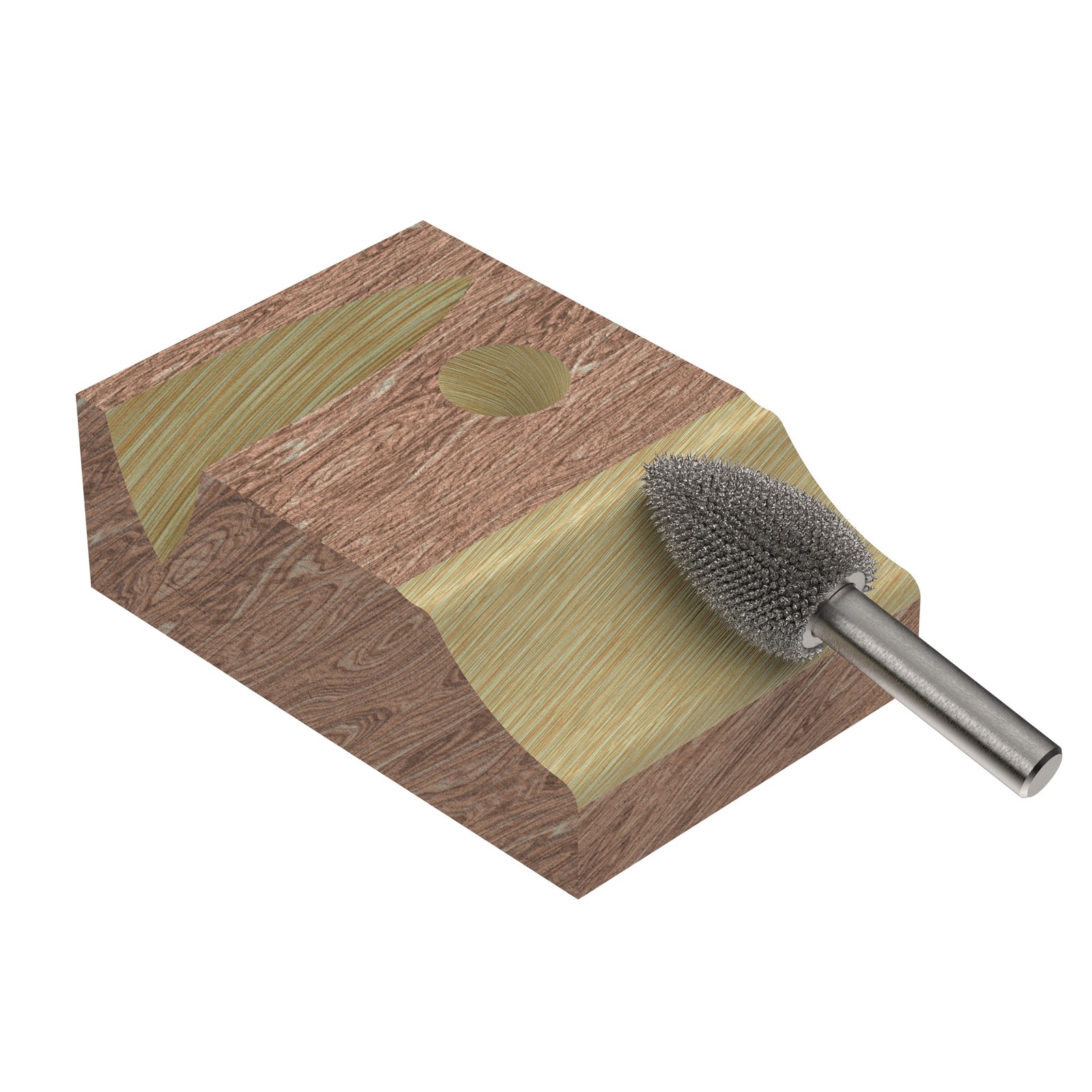 Kutzall Extreme Flame Burr 1/4" Shaft Very Coarse (1/2" x 1")