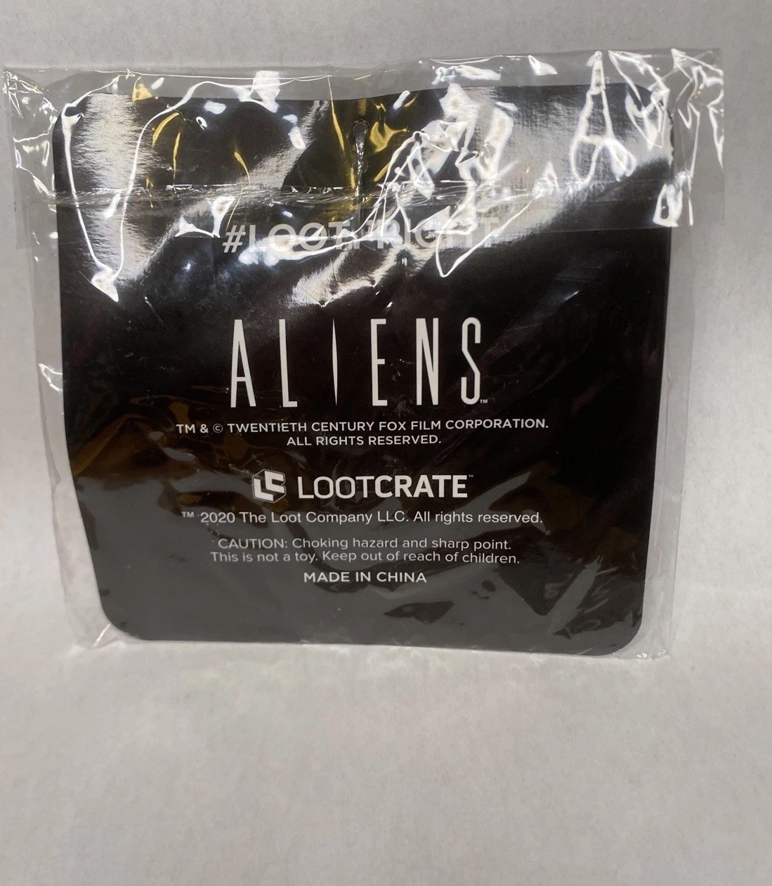 Aliens Bug Stomper Keyring Pack / Loot Fright 2020 / Weyland Yutani Corp