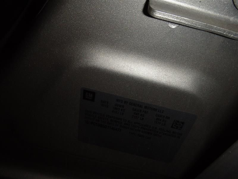 13 CHEVY EQUINOX CAMERA/PROJECTOR CAMERA REAR LIFTGATE 928449