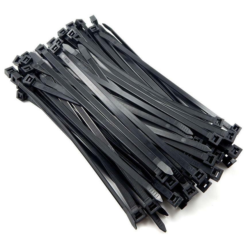 NIPPON CT6BUV 6″ Wire Ties – Black (100 count)