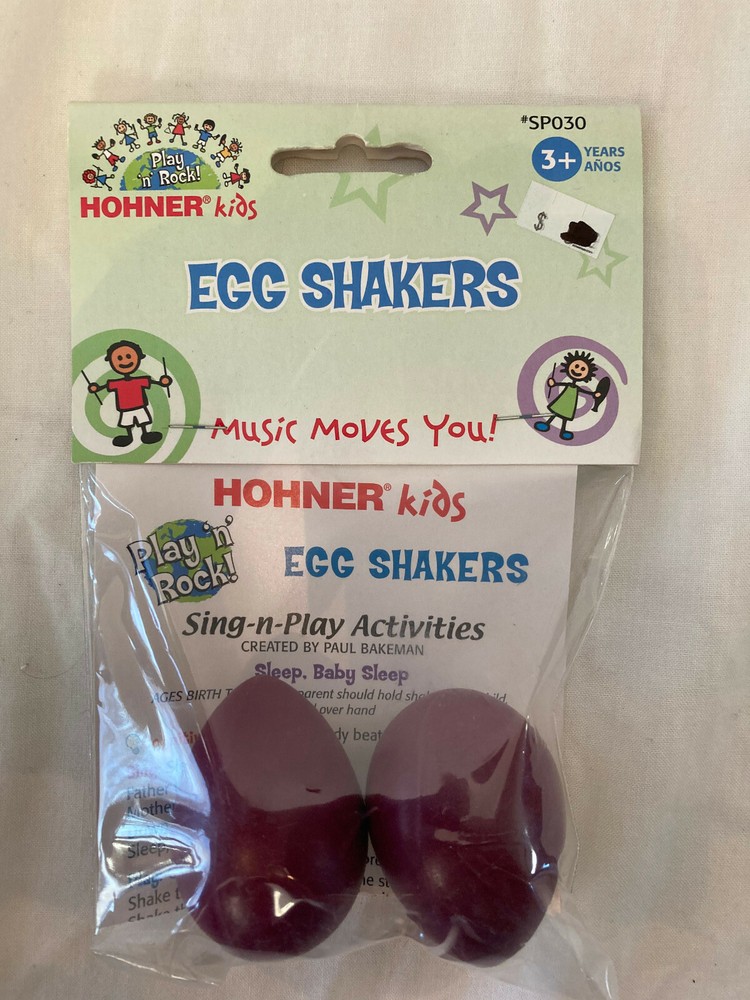 HOHNER KID'S EGG SHAKERS 2 PACK #SP030 NEW!