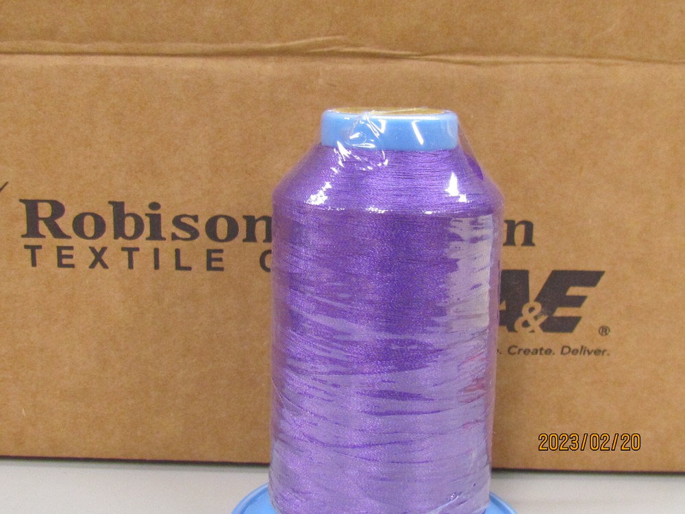 A&E Robison Anton Embroidery Thread 122 SB POLY, 5500 yards IRIS 5588