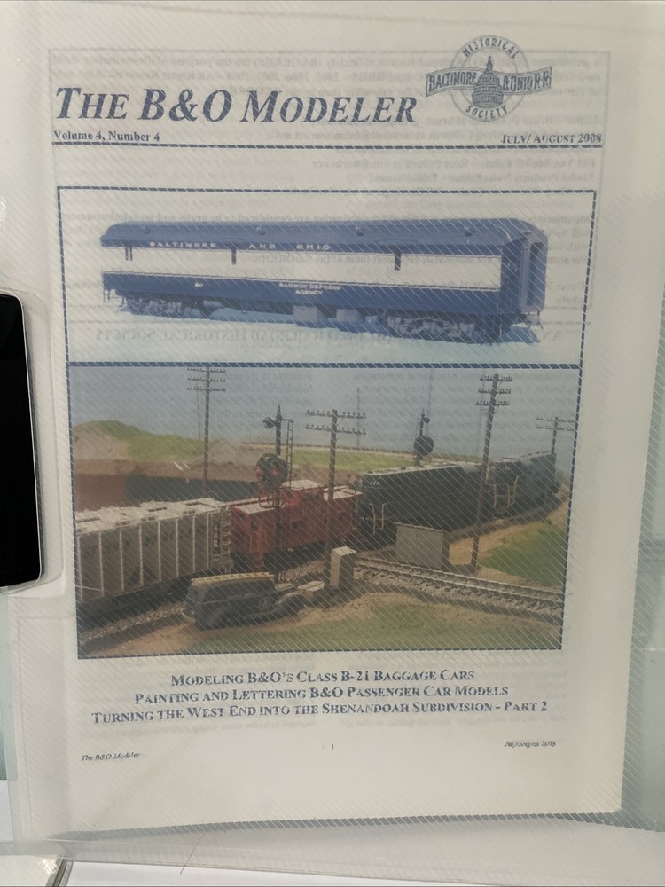 The B & O Modeler Volume 4 Numbers 2, 4 And 5