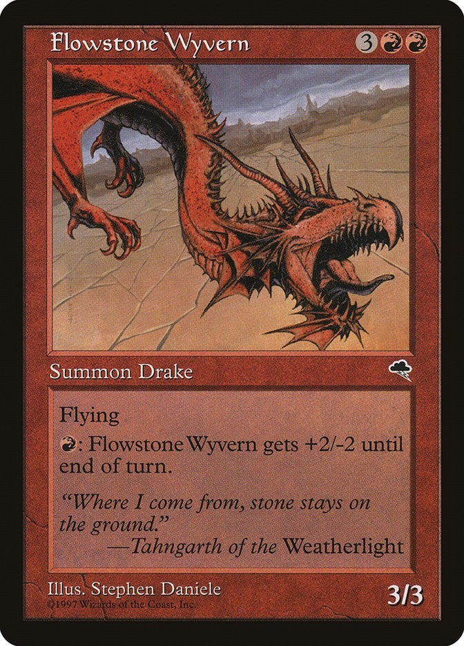 Flowstone Wyvern Tempest 176 MTG MP