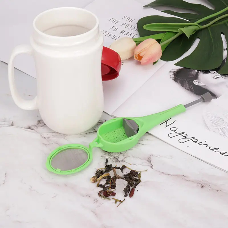 Silicone Tea Infuser Strainer – Loose Leaf Steeper & Herbal Spice Infusion Tool