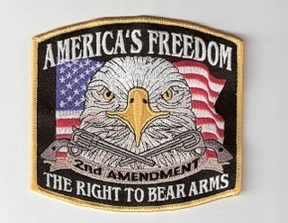 AMERICAS FREEDOM MOTORCYCLE PATCH - PT1211