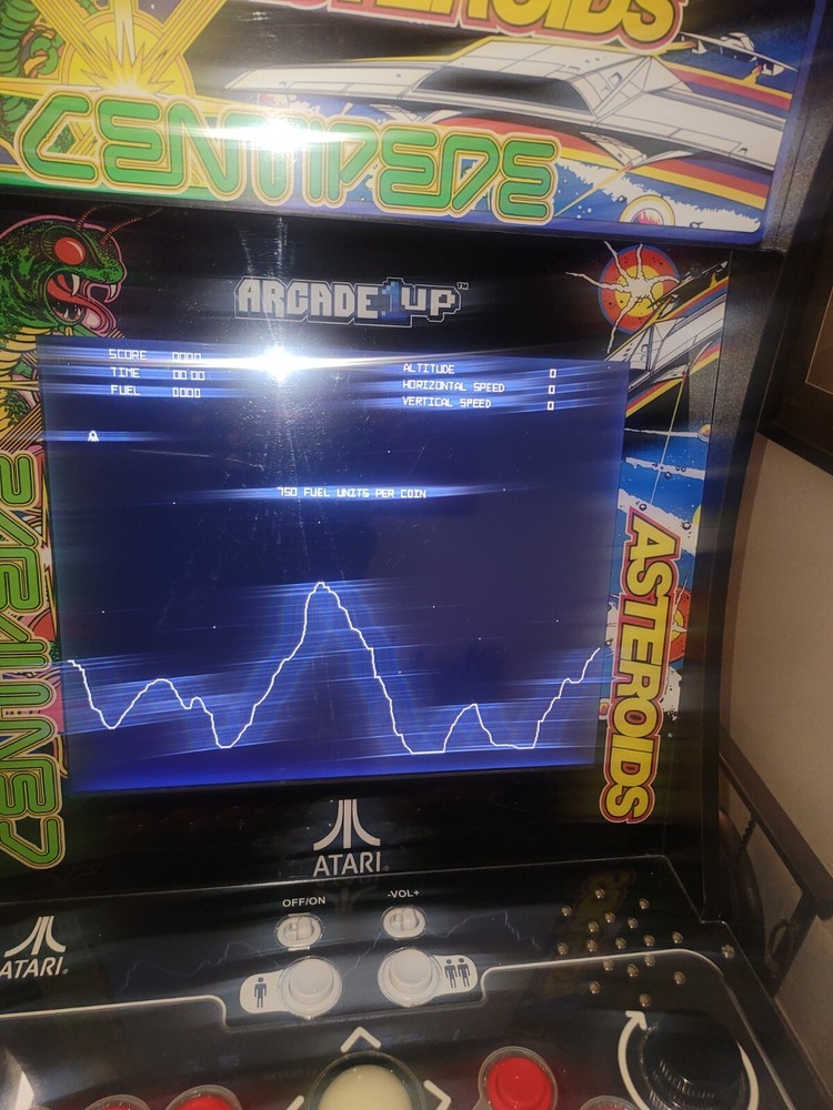 Arcade1Up Atari Deluxe 12-In-1 Arcade Machine with Riser. Asteroids Centipede