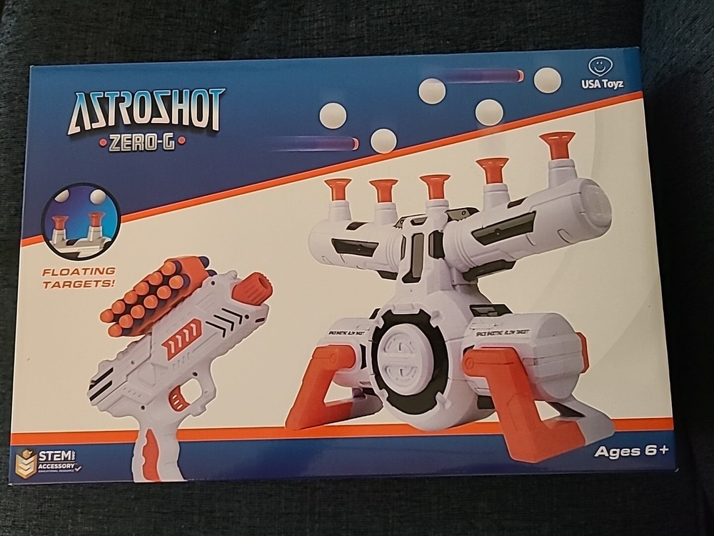 Astroshot Zero-G Shooting Game, Nerf Compatible, Floating Ball Targets