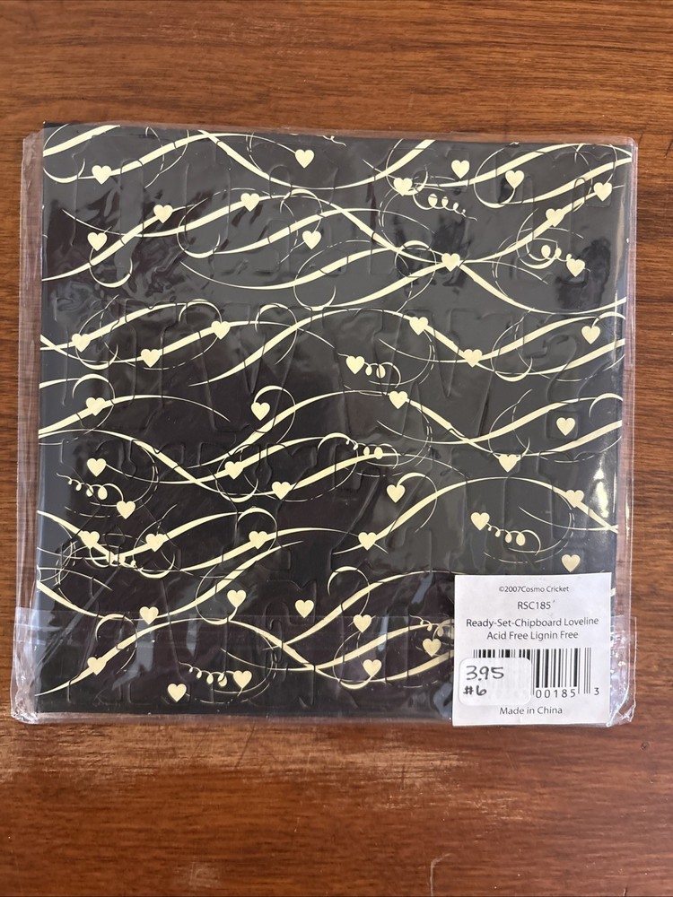 Cosmo Cricket Ready Set Chipboard Adhesive Back Printed -Pkg 33 Letters-Black