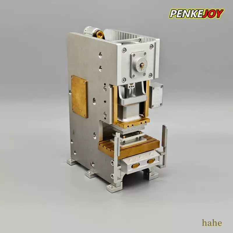 Mini Dynamic Punching Machine Stamping Machine Diecast Model Gift HomeCollection