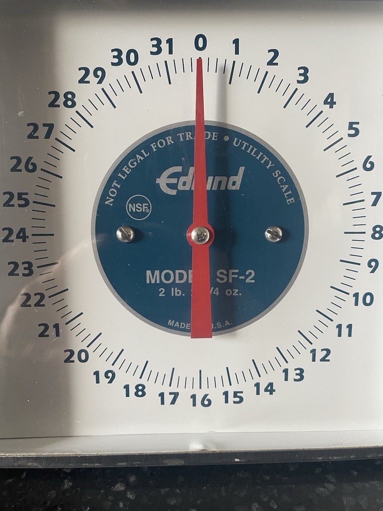 Edlund SF-2 32 oz Top Loading Counter Model Dial Type Portion Food Scale
