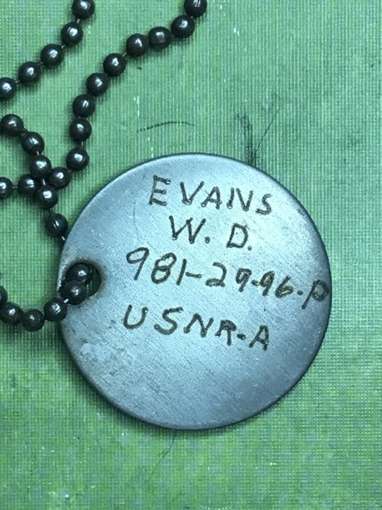 WW2 Veteran USNR Dog Tags