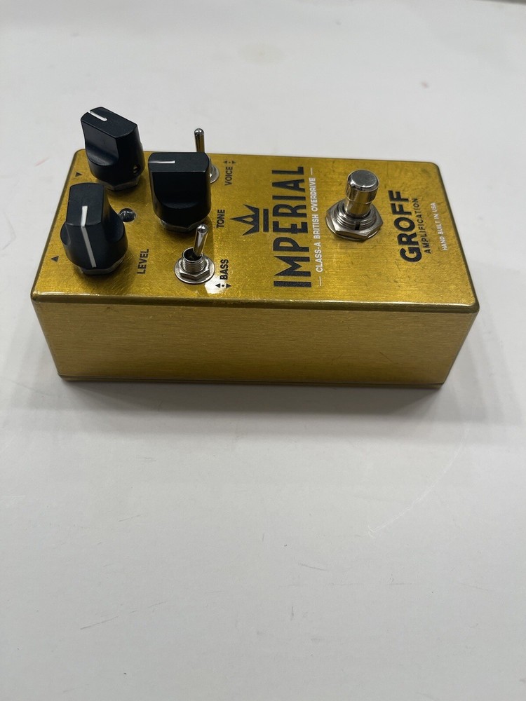 Groff Amplification Imperial Class A British Overdrive Guitar Effect Pedal