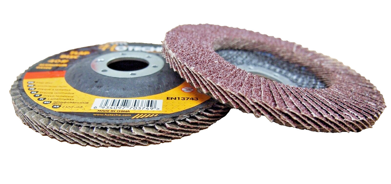 Lot of (20) Aluminum Oxide Flap Disc Grinding wheel 4-1/2"x7/8" 40 Grit 550306