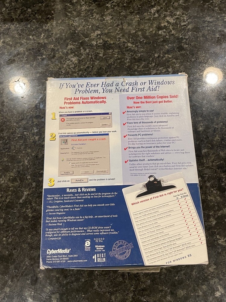 First Aid 97 Deluxe PC BIG BOX