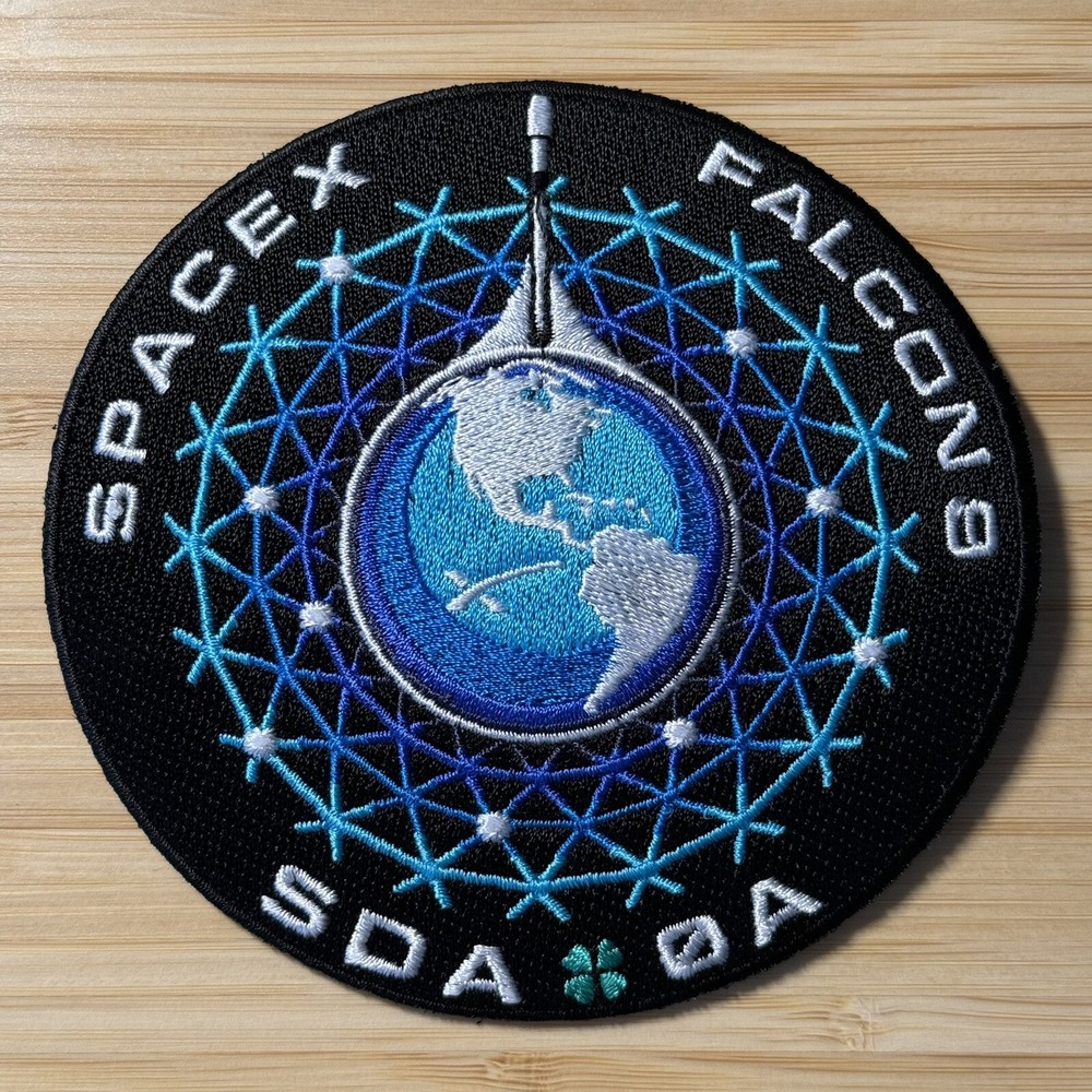 SDA 0A AUTHENTIC SPACEX EMPLOYEE MISSION PATCH FALCON 9