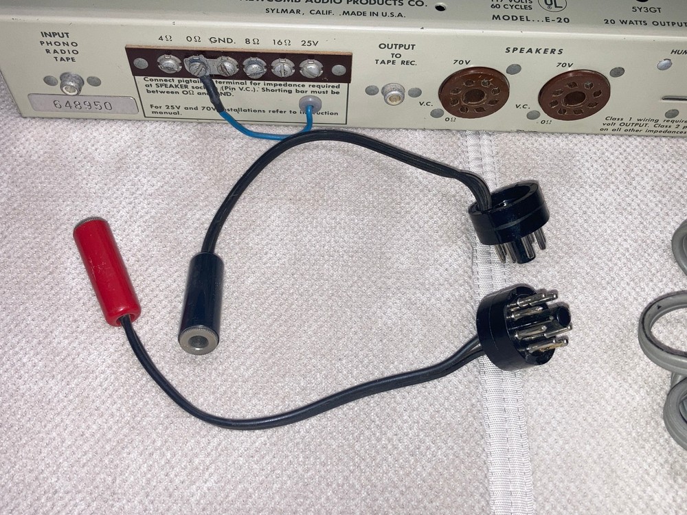 Newcomb Pathfinder E-20 Amplifier, Very Clean and Working