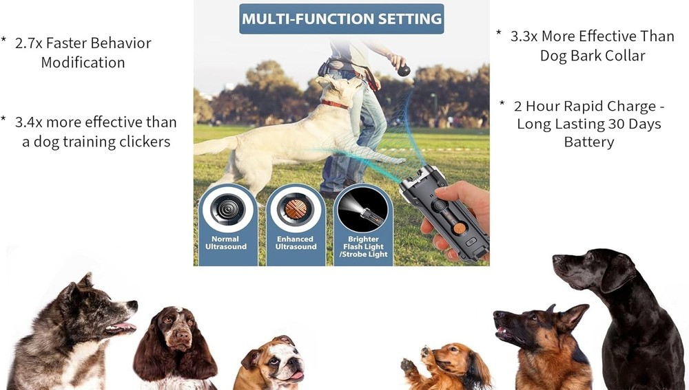 Sound Training Device |Anti-bark and Corrector Behavioral |Stop Bad Behavior ...
