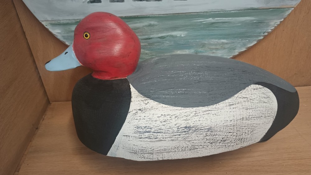 REDHEAD HAND CARVED Decoy