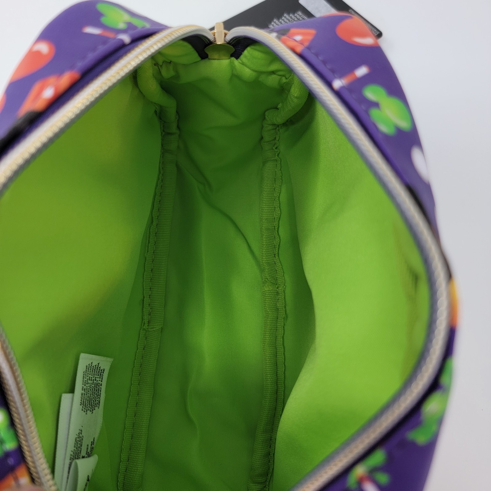 New! Loungefly Disney Mickey Mouse Halloween Treats Makeup Bag Cosmetic Pouch