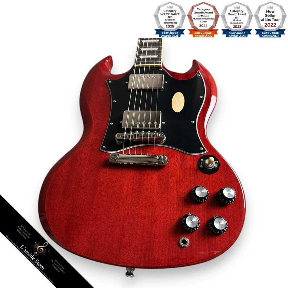 Epiphone SG Standard Cherry Electric Guitar with Soft Case