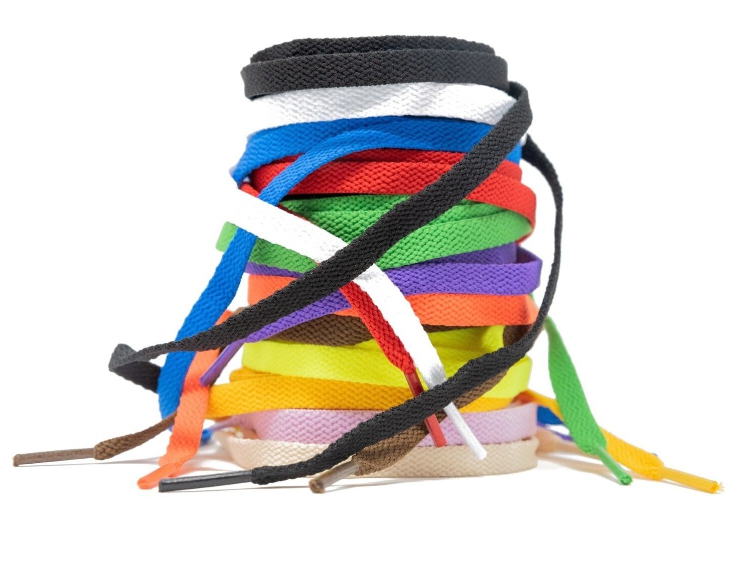 Premium Flat Cotton Shoe Laces Replacement for Air Jordan 1, 2,3 Air Force Dunk