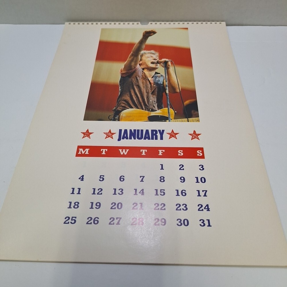 Bruce Springsteen 1988 Calendar