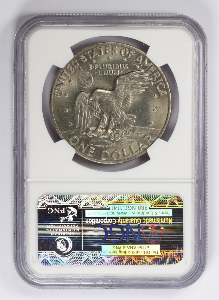 1972 $1 Eisenhower Dollar Type 3 NGC MS65