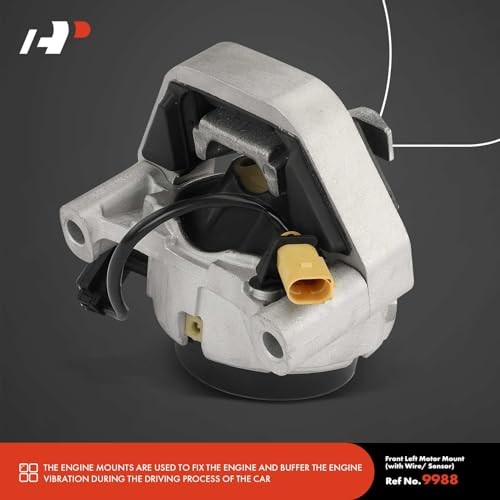 2PCS Front Left and Right Engine Motor Mount Kit Compatible with Audi A6