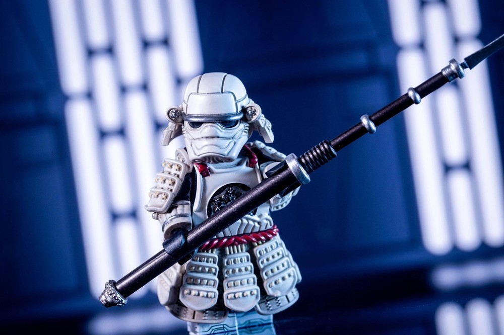 Custom Molded Figurine Accessory - Samurai White Stormtrooper