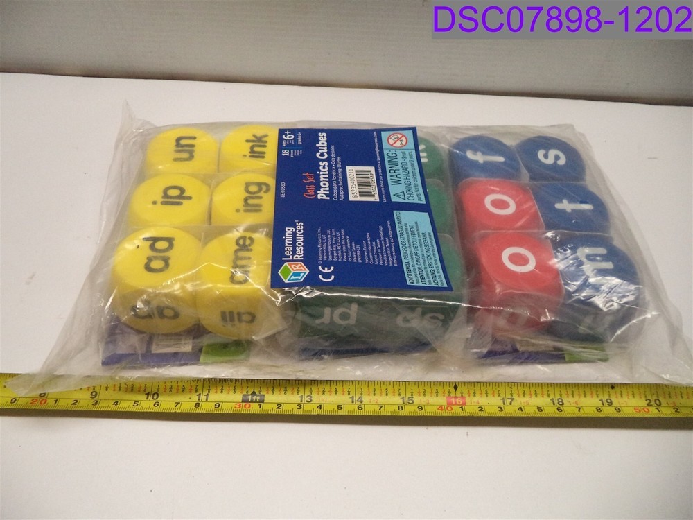 Learning Resources Class Set Phonics Cubes Set of 18 765023085891