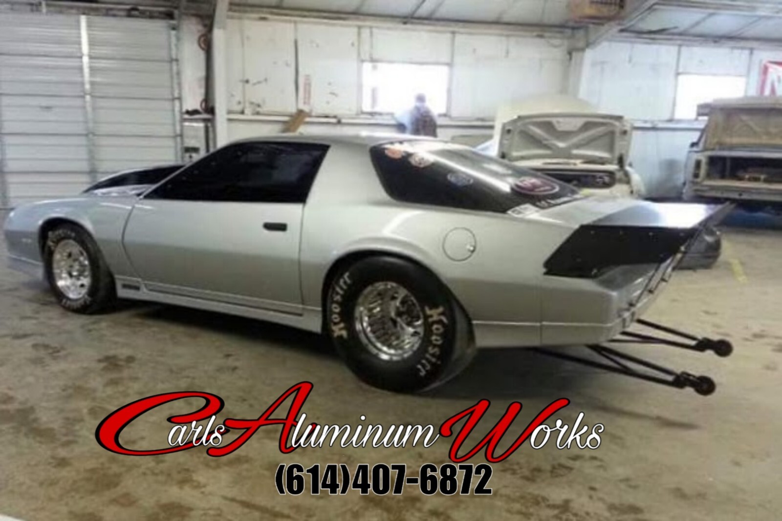 Chevy Camaro 82-92 Pro, Aluminum Racing, Wing Polished, Black, Brushed Anodized