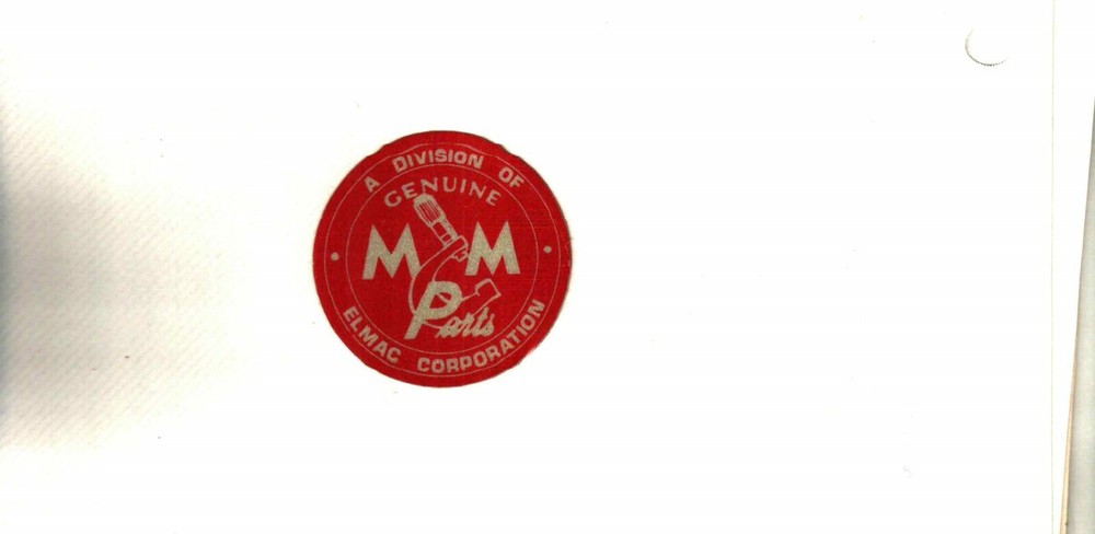 NICE VERY OLD RARE ELMAC COAL MINING STICKER # 1367