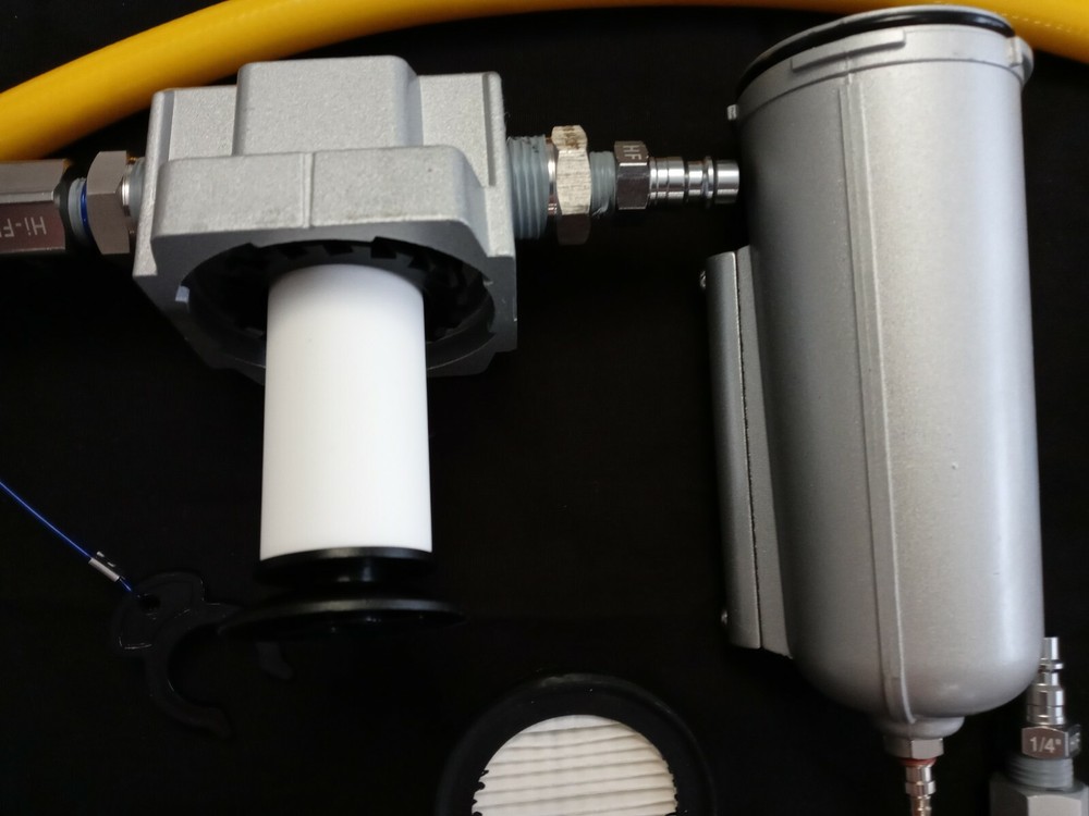 2 Diver dual Filtered CONVERSION kit for most Oilless COMPRESSOR. A MUST HAVE