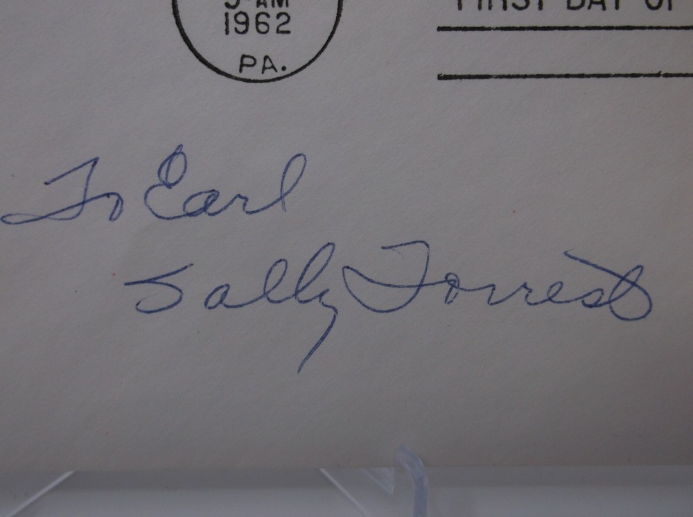 SALLY FORREST Autographed First Day Issue Envelope JSA COA Earl