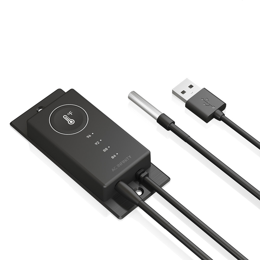 CONTROLLER 1, Pre-Set Thermal Trigger for USB Fans and Devices, AC Infinity Fans