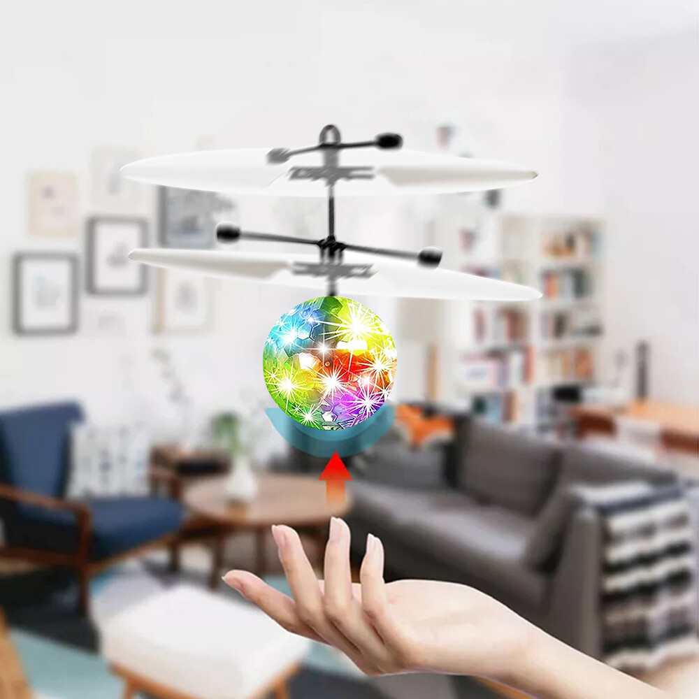 Toys for Boys Flying Ball LED 3 4 5 6 7 8 9 10 11 Year Old Kids Birthday Gifts