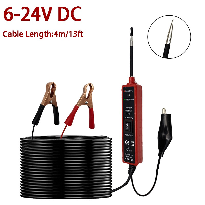 Car Auto Digital  Circuit Electrical Tester Test Device System 6-24V