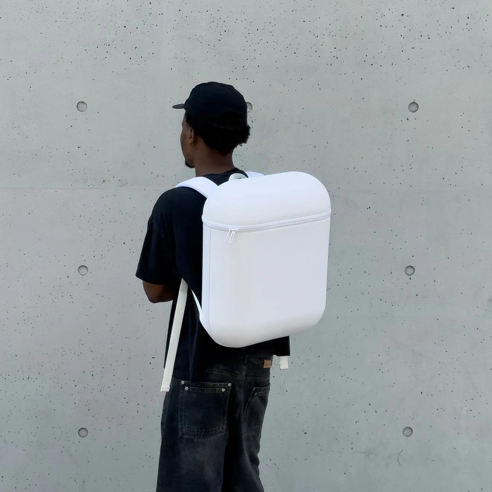BRAVEST STUDIOS - AIRPACK “AIRPOD” BACKPACK | WHITE | FAST SHIP