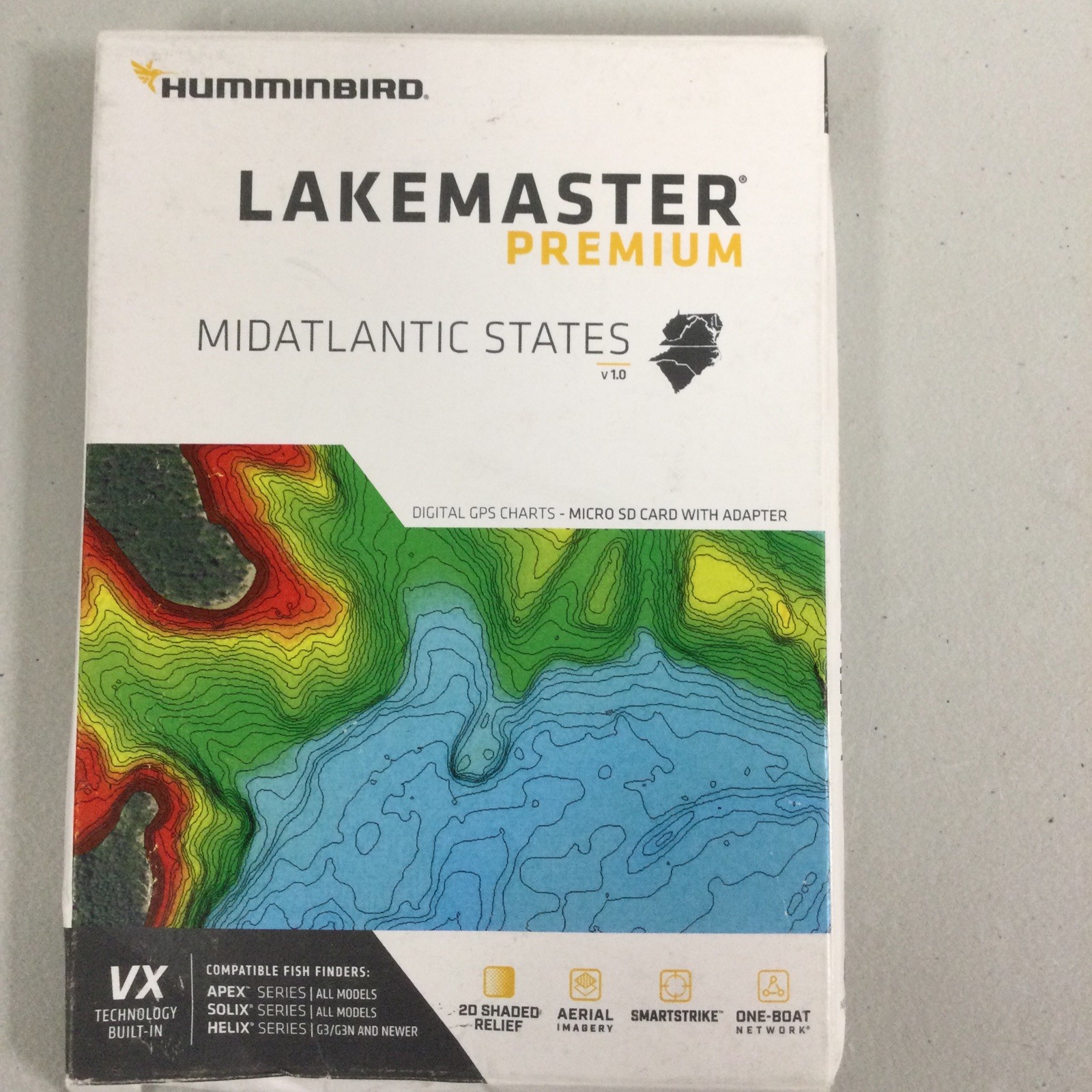 Humminbird 6020041 LakeMaster VX Premium Midatlantic States v1.0